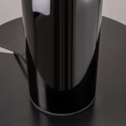 Lampade Da Tavolo-Maytoni lampada da tavolo moderna nera in metallo e ceramica