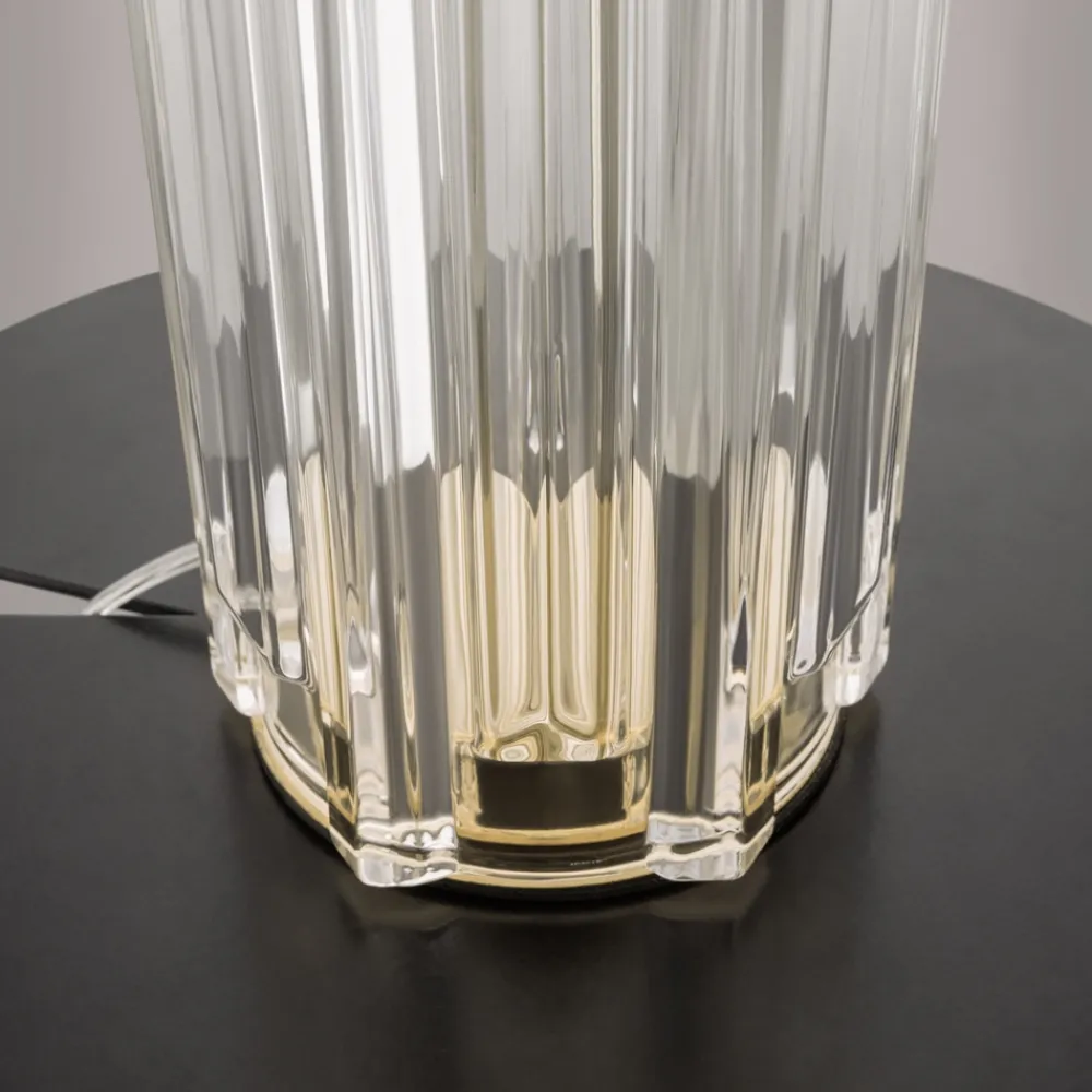Lampade Da Tavolo-Maytoni lampada da tavolo muse per soggiorno moderna oro ottone base in vetro