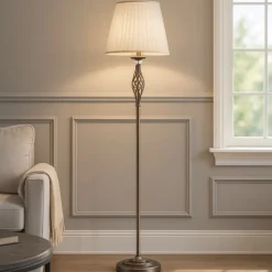 Lampade Da Terra-Maytoni lampada da terra grace stile ferro battuto h165 cm