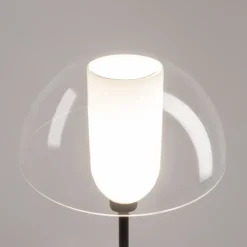 Lampade Da Terra-Maytoni lampada da terra moderna nera per salotto minimale h139 cm