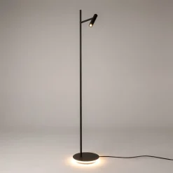 Lampade Da Terra-Maytoni lampada da terra moderna estudo led 3000k orientabile due luci