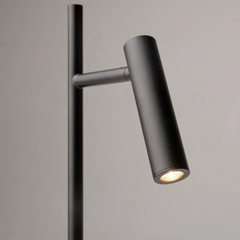 Lampade Da Terra-Maytoni lampada da terra moderna estudo led 3000k orientabile due luci