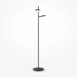 Lampade Da Terra-Maytoni lampada da terra moderna fad led 3000k due luci orientabili