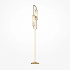 Lampade Da Terra-Maytoni lampada da terra moderna effetto marmo per salotto elegante