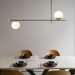 Lampadari Moderni-Maytoni lampadario nostalgia per tavolo soggiorno nero oro contemporaneo