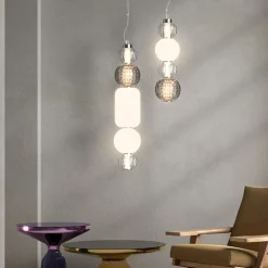 Lampadario Camera Da Letto-Maytoni lampadario per camera da letto collar led 17w 3000k di vetro contemporaneo