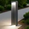 Lampioni Da Giardino-Maytoni lampioncino da giardino essen antracite led 9w 4000k