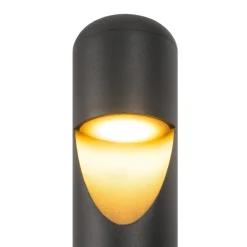 Lampioni Da Giardino-Maytoni lampioncino moderno hagen per esterno led 5w 3000k grafite da giardino