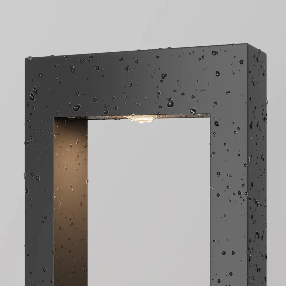 Lampioni Da Giardino-Maytoni lampione da giardino bonn led 3000k ip65 grigio