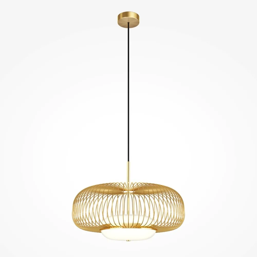 Lampadari Cucina-Maytoni levitation lampadario per cucina oro led 3000k