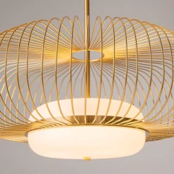 Lampadari Cucina-Maytoni levitation lampadario per cucina oro led 3000k