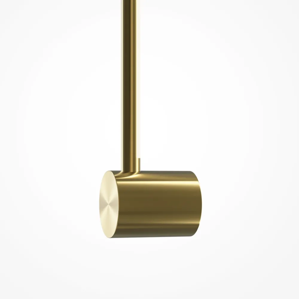 Applique Da Parete-Maytoni light stick applique bacchetta led 7w 3000k oro ottone moderna