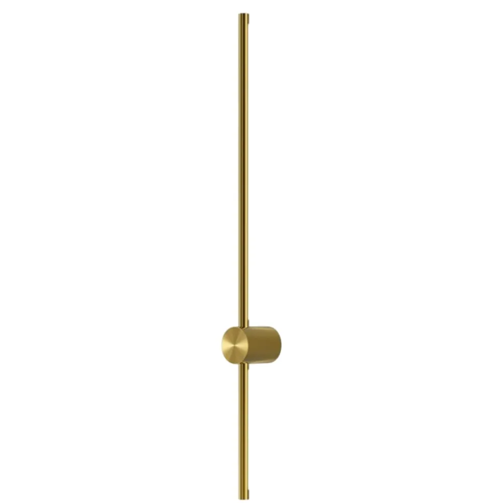Applique Da Parete-Maytoni light stick applique lunga bacchetta led oro ottone 10w 3000k moderna