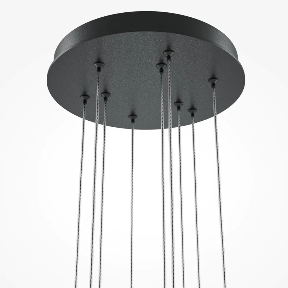 Lampadari Moderni-Maytoni light stick lampadario moderno led 46w 3000k con pendenti