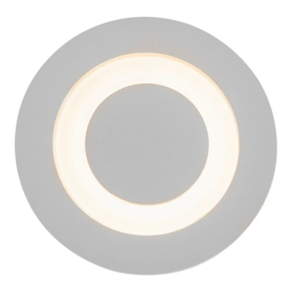 Segnapasso Led-Maytoni limo segnapasso bianco per esterno moderno da incasso led 3000k ip65