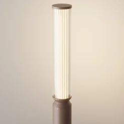 Lampioni Da Giardino-Maytoni lit lampione da giardino led 3000k ip65 marrone moderno