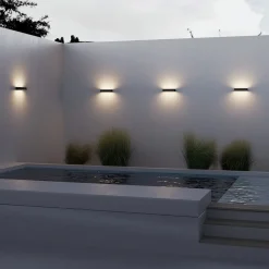 Applique Da Esterno-Maytoni lot applique da esterno led 3000k biemissione ip65