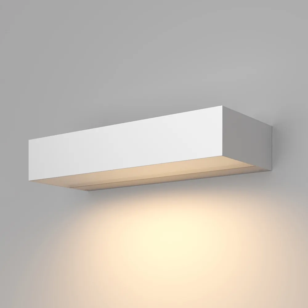 Applique Da Esterno-Maytoni lot applique da esterno led 3000k ip65 bianco moderno