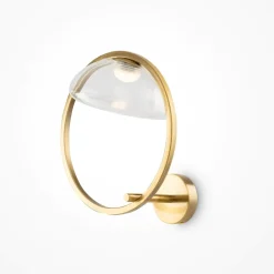 Applique Da Parete-Maytoni lunare applique da parete tondo design minimal led 3000k