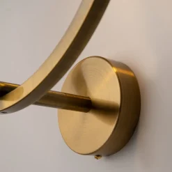 Applique Da Parete-Maytoni lunare applique da parete tondo design minimal led 3000k