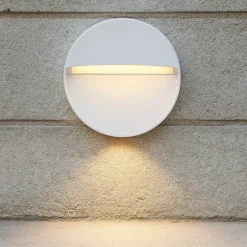 Segnapasso Led-Maytoni mane segnapasso da esterno moderno bianco led 3000k ip54