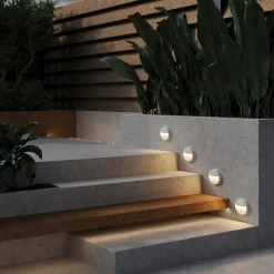 Segnapasso Led-Maytoni mane segnapasso da esterno moderno bianco led 3000k ip54