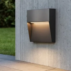 Segnapasso Led-Maytoni mane segnapasso da esterno quadrato led 3000k ip54
