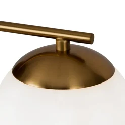 Applique Da Parete-Maytoni marble applique da parete colore oro con sfera in vetro