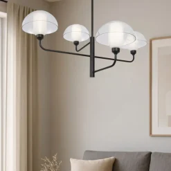 Lampadari Moderni-Maytoni memory lampadario moderno per salotto 4 luci