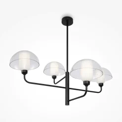 Lampadari Moderni-Maytoni memory lampadario moderno per salotto 4 luci