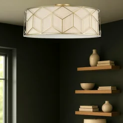 Plafoniere Moderne-Maytoni messina plafoniera moderna circolare colore oro