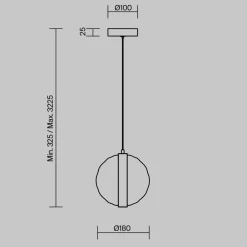 Lampade A Sospensione-Maytoni misterio lampada a sospensione ultramoderna led 2700k