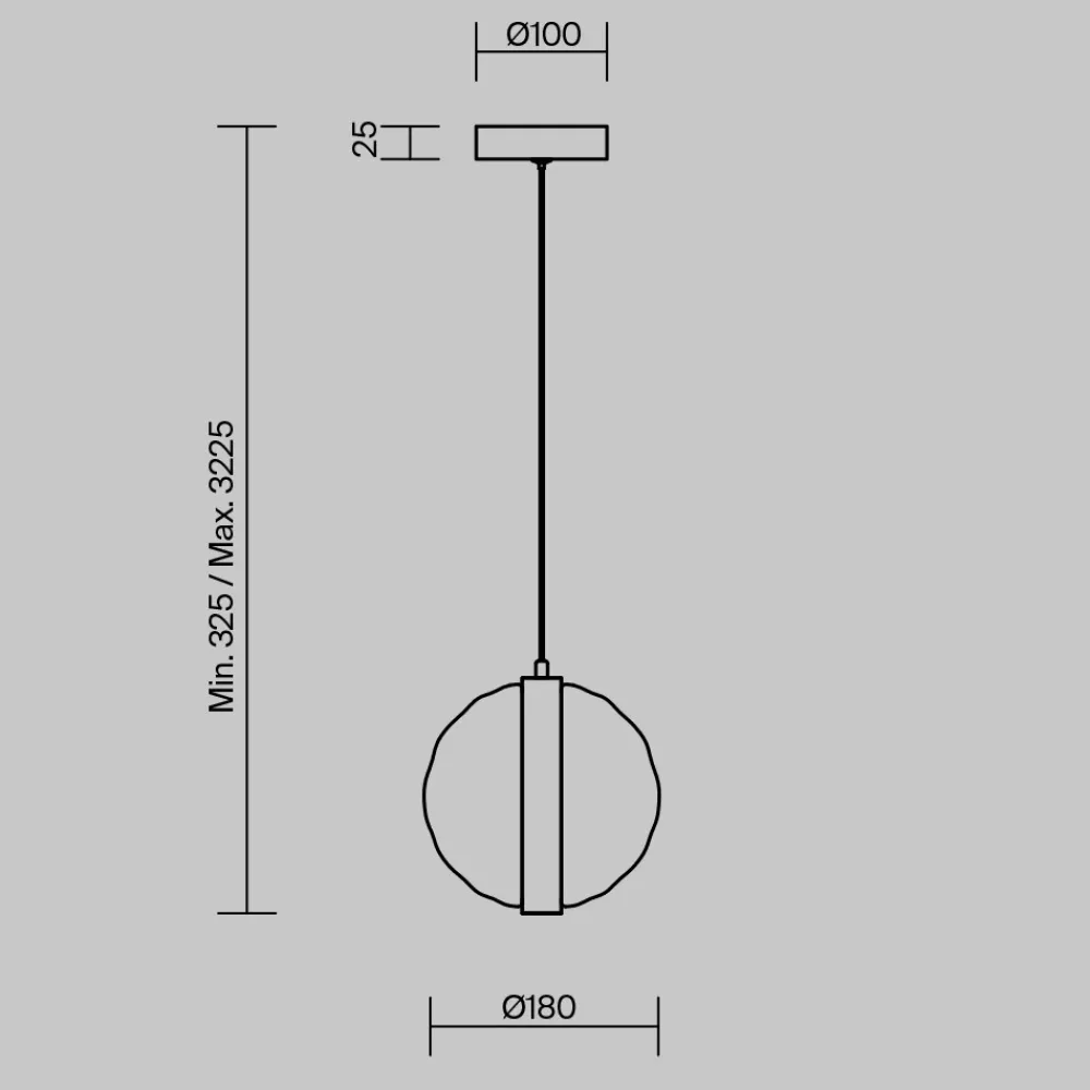Lampade A Sospensione-Maytoni misterio lampada a sospensione ultramoderna led 2700k