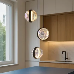 Lampadari Cucina-Maytoni misterio lampadario per cucina led 2700k 3 luci