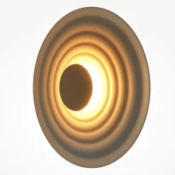 Applique Da Parete-Maytoni nami applique da parete led 6w 2700k onde circolari