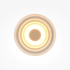 Applique Da Parete-Maytoni nami applique da parete led 6w 2700k circolare bianco
