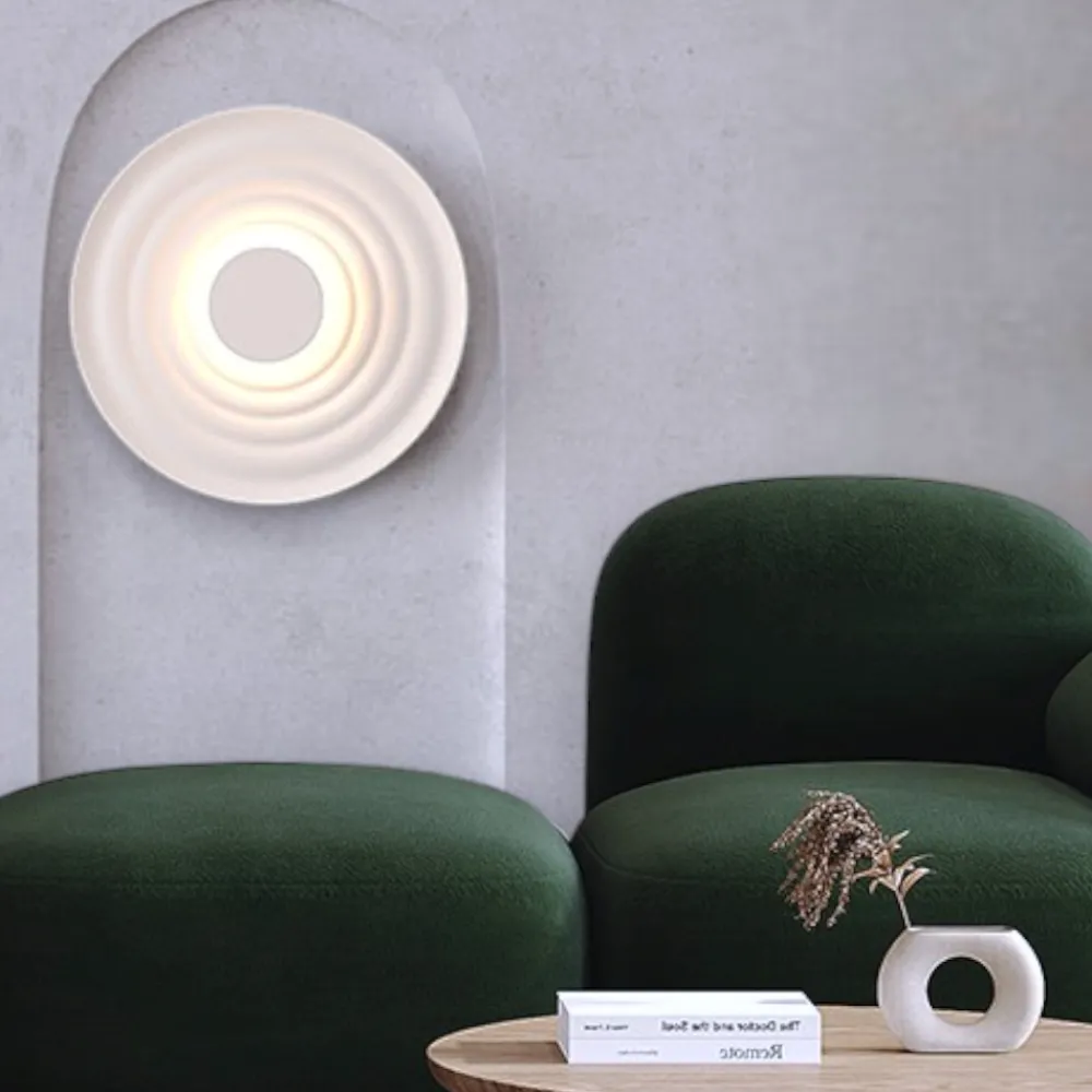 Applique Da Parete-Maytoni nami applique da parete led 6w 2700k circolare bianco
