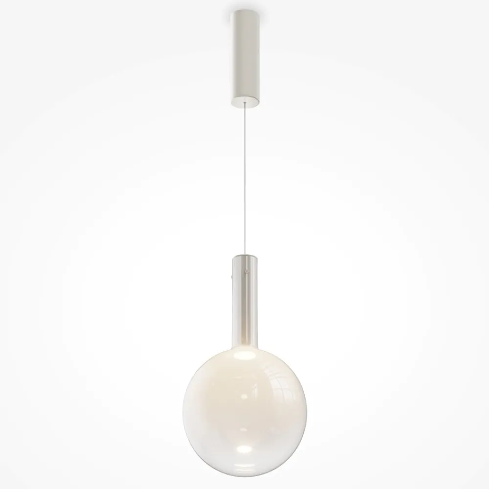 Lampade A Sospensione-Maytoni nebula lampada a sospensione bianca per cucina led 3000k
