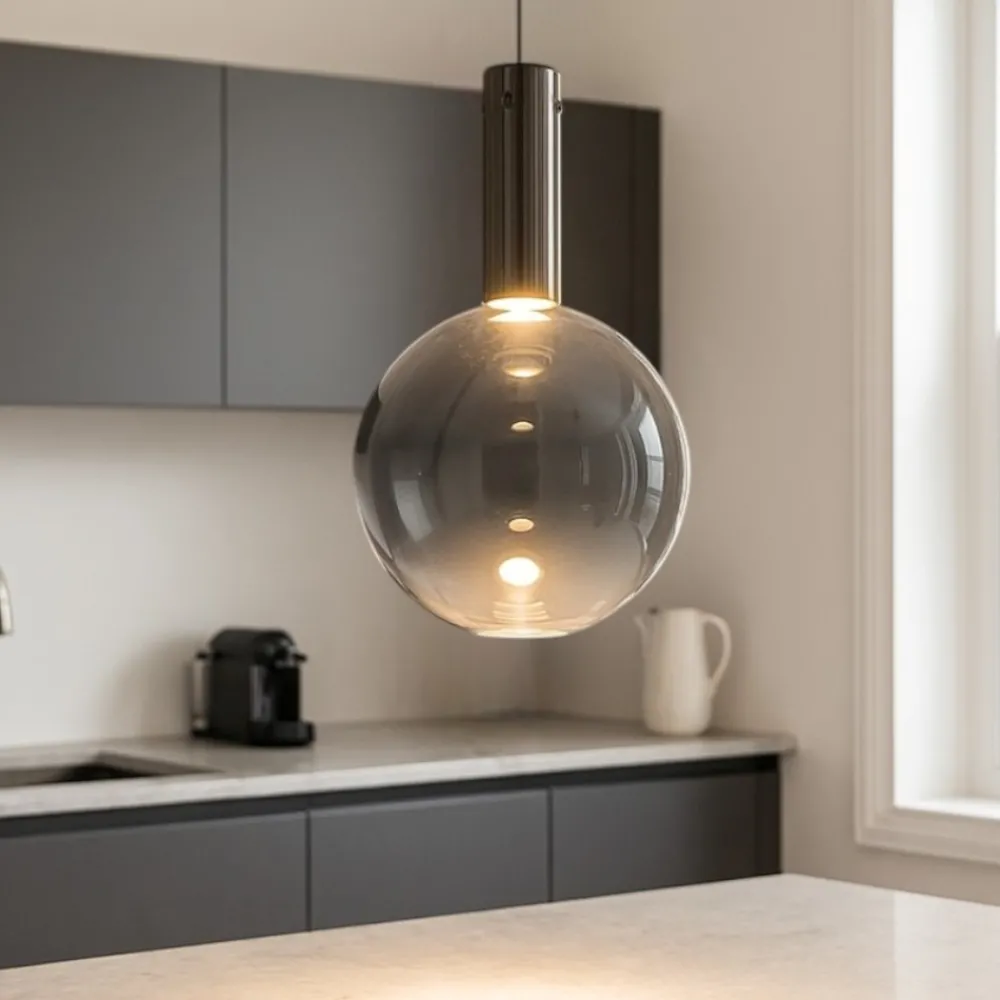 Lampade A Sospensione-Maytoni nebula lampada a sospensione moderna sferica in vetro led 3000k