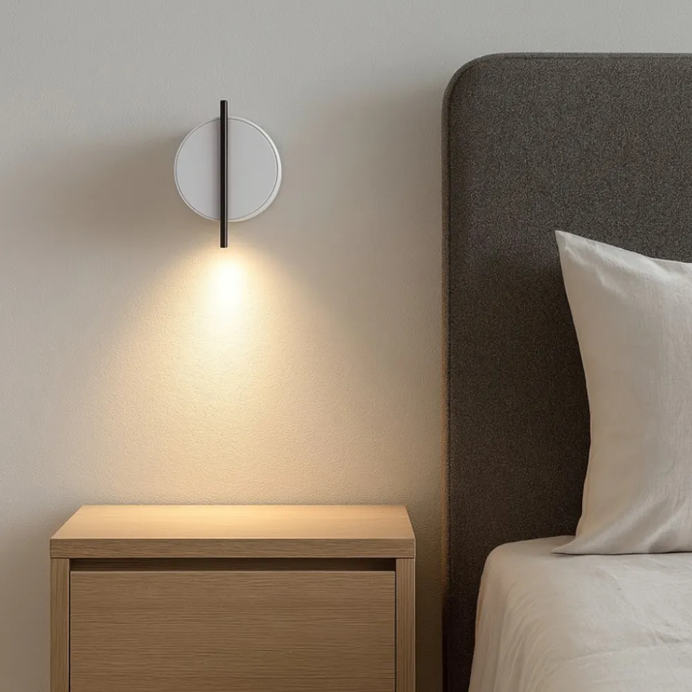 Applique Camera Da Letto-Maytoni nuance applique da comodino led 3w 3000k orientabile
