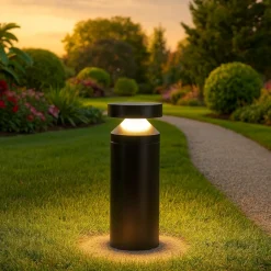 Lampioni Da Giardino-Maytoni olten lampione basso da giardino led 3000k ip65 nero