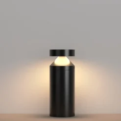 Lampioni Da Giardino-Maytoni olten lampione basso da giardino led 3000k ip65 nero