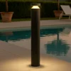 Lampioni Da Giardino-Maytoni olten lampione da giardino moderno led 3000k ip65 nero