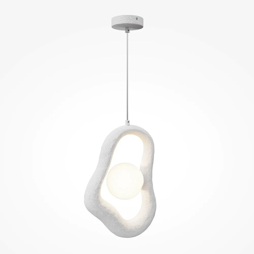 Lampade A Sospensione-Maytoni opus lampada a sospensione bianca design minimal