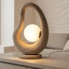 Lampade Da Tavolo-Maytoni opus lampada da tavolo effetto pietra