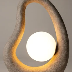 Lampade Da Tavolo-Maytoni opus lampada da tavolo effetto pietra
