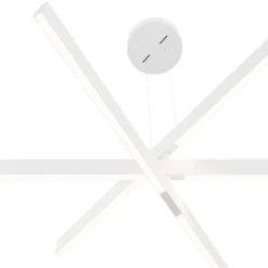 Lampadari Cucina-Maytoni origami lampadario da cucina led 46w 4000k bianco orientabile