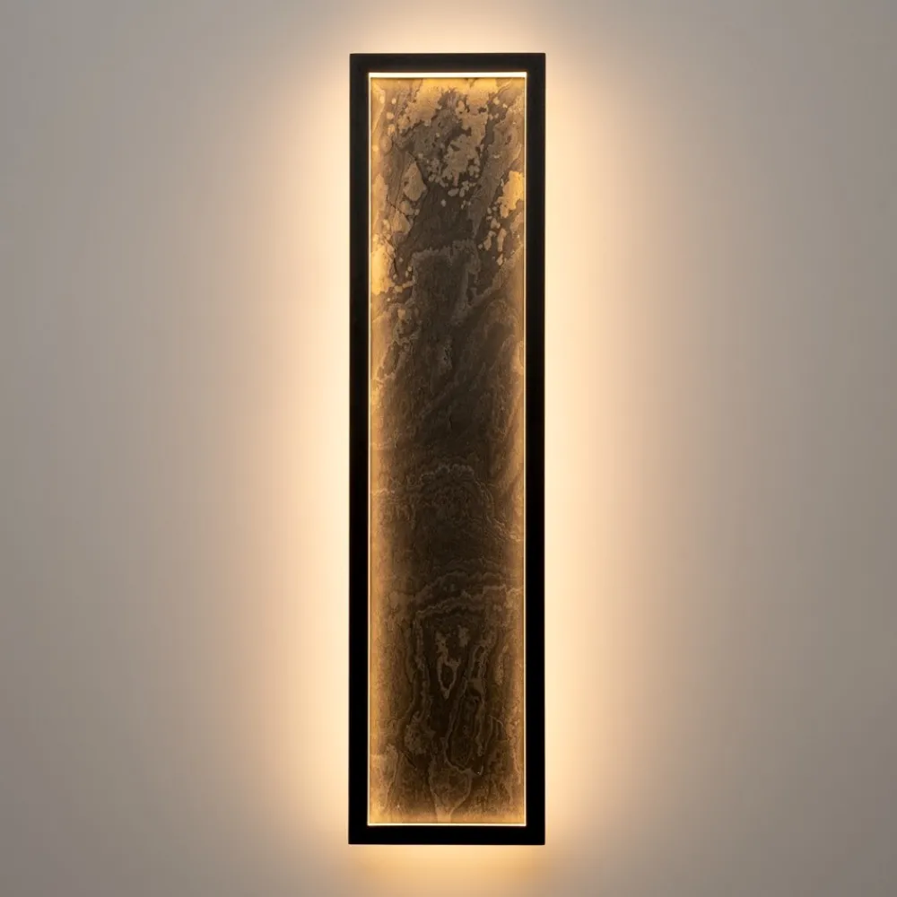 Applique Da Parete-Maytoni orign applique da parete led 55w 3000k pietra naturale