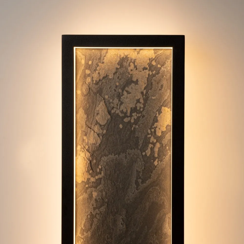 Applique Da Parete-Maytoni orign applique da parete led 55w 3000k pietra naturale