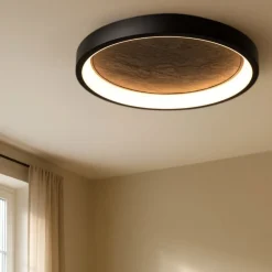 Plafoniere Moderne-Maytoni orign plafoniera led 40w 3000k in pietra naturale